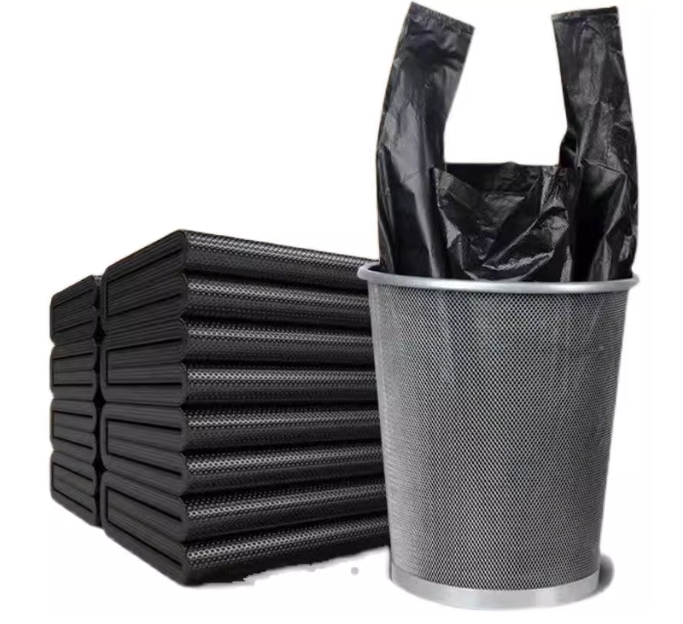 垃圾袋家用手提式加厚黑色厨房宿舍用学生实惠装中大号背心塑料袋